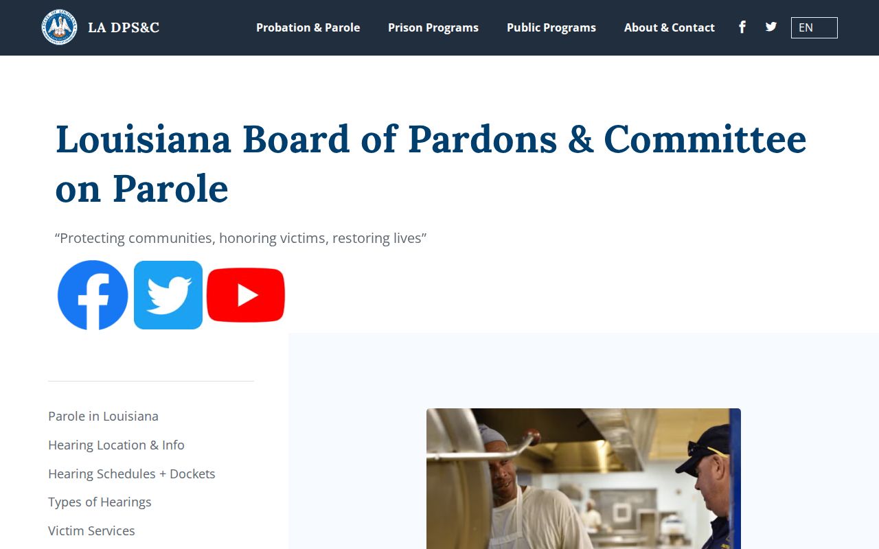 Morehouse Parish criminal record parole process