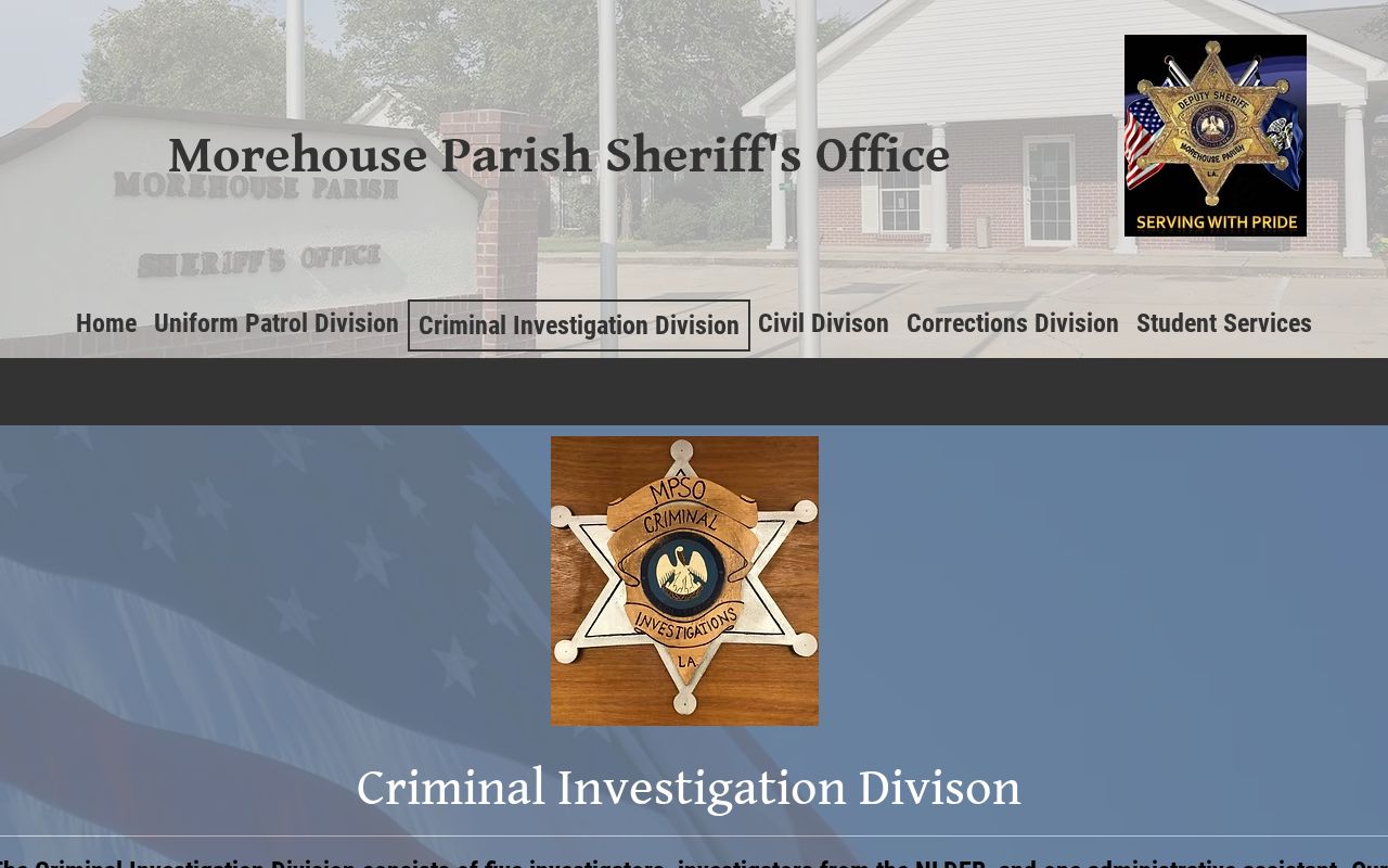 Morehouse Parish arrest records criminal investigations division