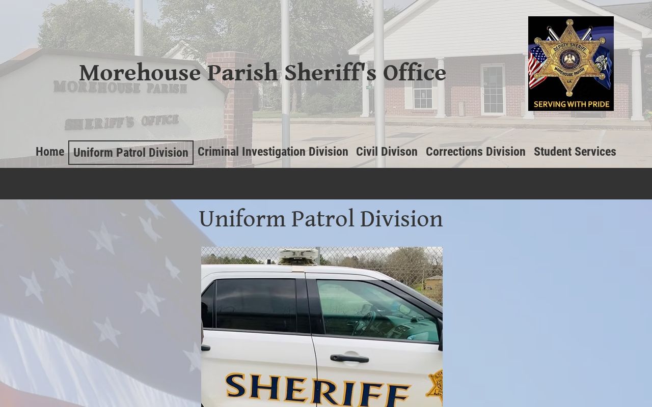 Morehouse Parish arrest history sheriff patrol division