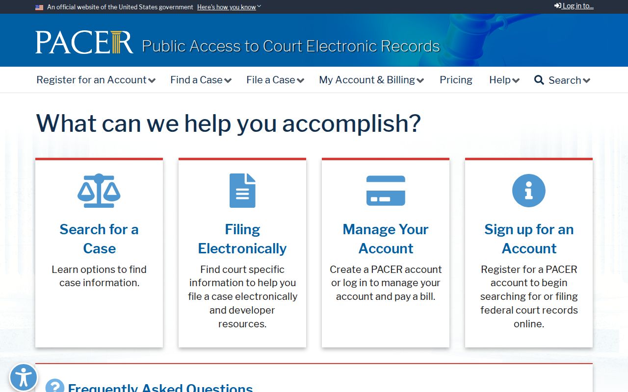 Morehouse Parish criminal court cases PACER federal search