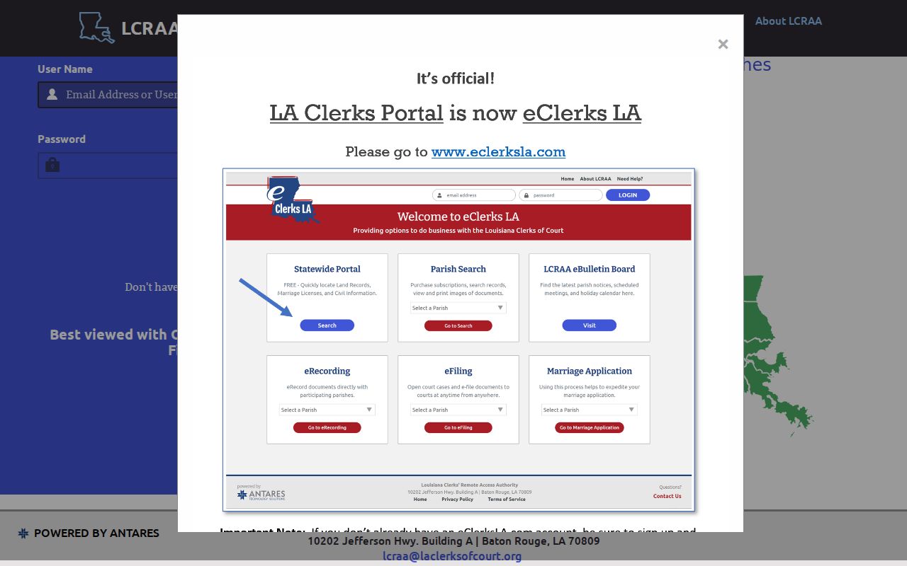 Morehouse Parish criminal court cases Louisiana Clerks Portal